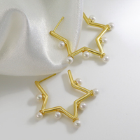 Nouvelles boucles d'oreilles pendantes à fleurs tendance et douces, style coréen, élégantes, au tempérament raffiné, en perles de coquillage fines, pour femmes