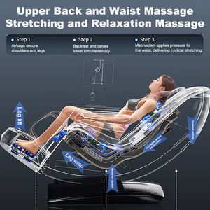 Silla de masaje LEERCON para uso doméstico, ritmo de cuerpo completo, amasado automático para todo el cuerpo, masajeador Shiatsu, espalda y cuello, piernas - Product Image 4