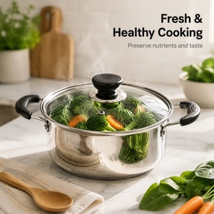3pcs Stainless Steel Cookware Set Includes Honeycomb Frying <b>Pan</b> Stockpot Saucepan Mirror Polished <b>Induction</b> Kitchen Pot Set - Product Image 5