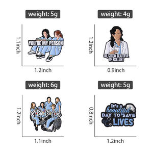 Cross-border Nova Personalidade Filme Série Crepúsculo Preto Níquel Metal Broche Criativo Desenhos Animados Vampire Modelagem Acessórios Emblema - Product Image 4