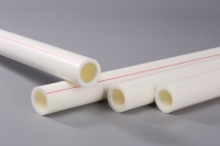 Tuyau en plastique PPR pour eau chaude et froide, matériau de plomberie durable en PP