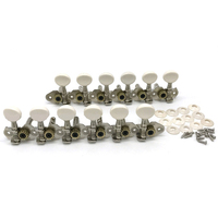 6-Set, 12-String ABS Small-Head Tuning Pegs for Classical Guitar Musical Instrument Accessories