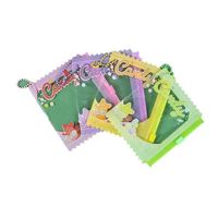 Bolsa con cremallera con diseño de dibujos animados, resistente a la humedad, con revestimiento UV y acuoso, funda protectora para colgante, estilo japonés, para pasadores y dulces
