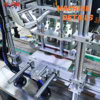Machine de scellage linéaire à double tête pour gobelets en aluminium, canettes de boissons, bouteilles et machines d'emballage de verre – Fabrication