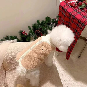 Luxe Gestreepte Hondenjurk Klein Tot Xl <span class=keywords><strong>Xxl</strong></span> Schattig Dier Teddy Puppyvest Met Strik Zomer Verkoelende Huisdierkleding Winter Kerstrok - Product Image 3