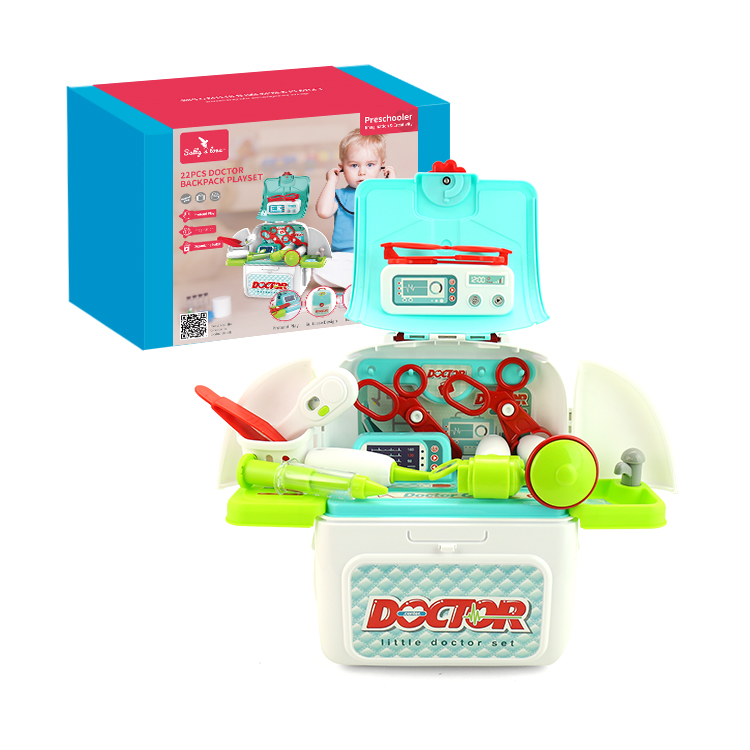 Детский комплект для ролевых игр, докторский рюкзак, игрушки для детей