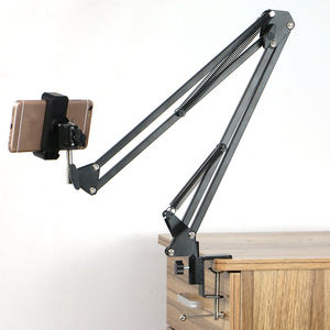 Support de téléphone portable universel à bras long flexible et réglable en hauteur pour diffusion vidéo en direct et photographie - Product Image 4