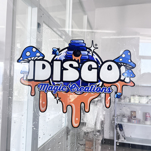 Tùy chỉnh in tái sử dụng tĩnh cửa sổ bám kính cửa hàng quảng cáo áp phích có thể tháo rời tĩnh cửa sổ dán cho trang trí - Product Image 1