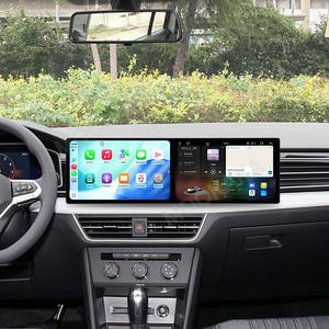 MOOKAKA Radio multimédia Android 14 double écran 10,1 pouces pour Volkswagen <span class=keywords><strong>Tiguan</strong></span> 2023-2025 Lecteur DVD CarPlay sans fil GPS Vidéo de voiture - Product Image 1