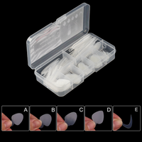 Lot de moules à ongles en silicone en gros, formes multiples, double usage, avec boîte de rangement pour extension d'ongles en polygel et gel acrylique