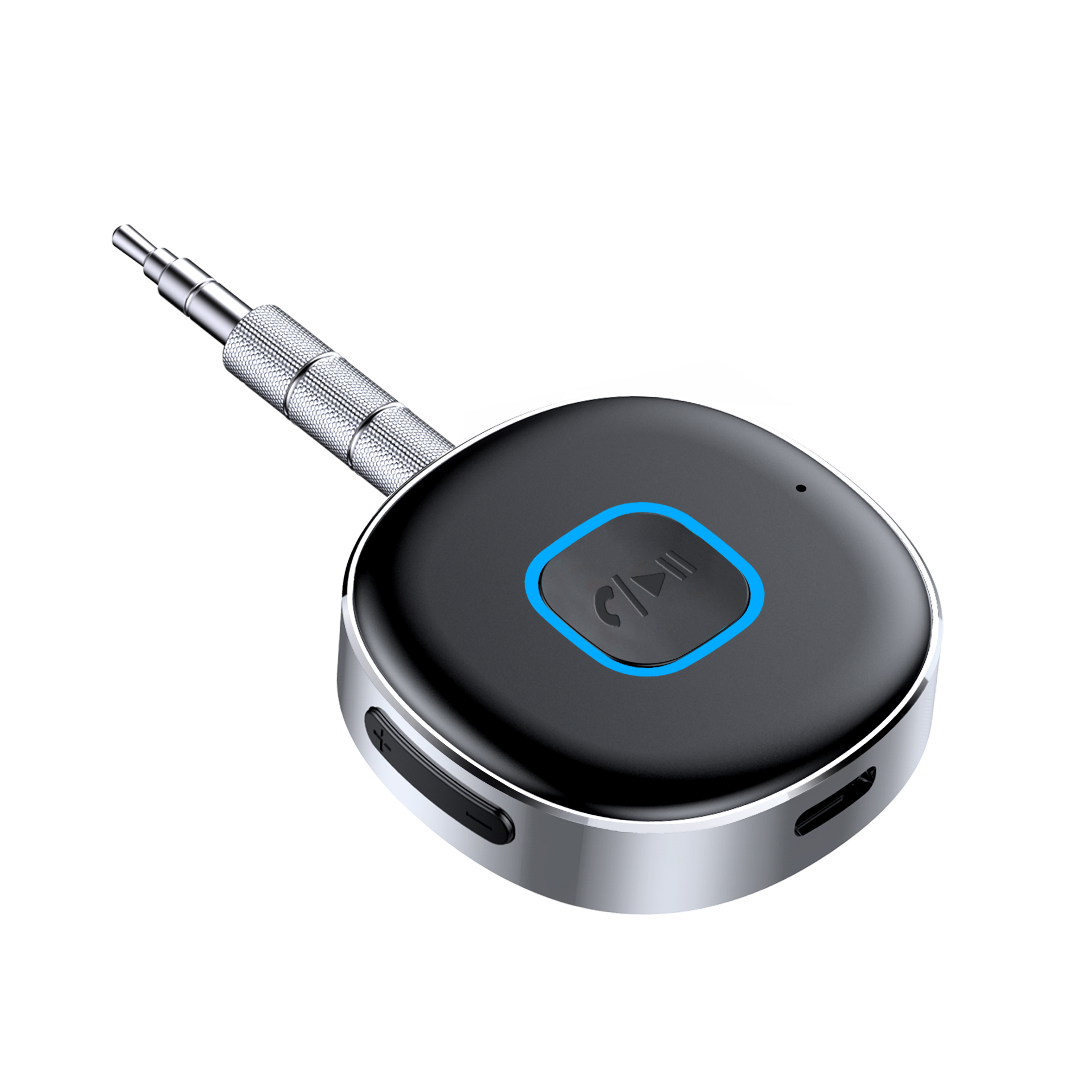 Desain baru JL-J33 Universal Bluetooth Receiver 3.5mm AUX nirkabel Audio Receiver Built-in Mic Bt 5.0 adaptor Handsfree peralatan mobil