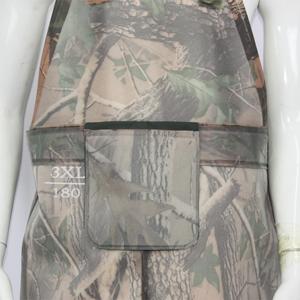 <strong>PVC</strong> <strong>Plus</strong> <strong>Size</strong> Custom Motorcycle and Camouflage Leaves Waterproof Rain Coat Suit - Product Image 5