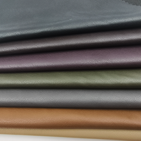 Cuir synthétique super doux en PU à élasticité protéinée pour étui d'écouteurs, vêtements féminins et tissu de jupe