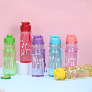 <span class=keywords><strong>Botella</strong></span> <span class=keywords><strong>de</strong></span> agua deportiva <span class=keywords><strong>de</strong></span> 500ml, gran capacidad, transparente, portátil, sin BPA, regalo para acampar al aire libre, diseño clásico, taza para agua fría - Product Image 1