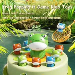 Montessori giocattoli bambino gioco da tavolo Anime musicale <span class=keywords><strong>Pop</strong></span> up Catch Game 2 giocatori Puzzle giocattolo educativo per bambino e bambino - Product Image 5