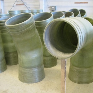 อุปกรณ์ข้อต่อท่อ GRP FRP แบบกำหนดเองจากประเทศจีน - Product Image 5