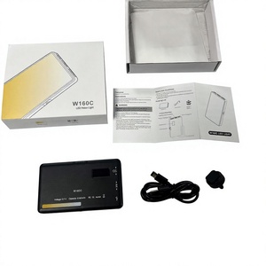 Lampu Led saku dua warna <span class=keywords><strong>Mini</strong></span> W160C 2500K 6500K, lampu isi <span class=keywords><strong>Video</strong></span> Led portabel untuk fotografi, lampu dalam ruangan luar ruangan - Product Image 1