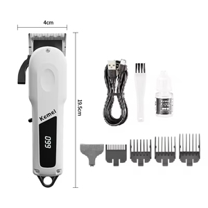เครื่องตัดผม <span class=keywords><strong>KEMEI</strong></span> KM-807 <span class=keywords><strong>แบ</strong></span><span class=keywords><strong>ต</strong></span><span class=keywords><strong>เต</strong></span>อรี่ลิเธียม<span class=keywords><strong>แบ</strong></span>บชาร์จได้ 2000mAh สำหรับผู้ชาย เครื่องเล็มผม <span class=keywords><strong>ต</strong></span>ัดผม สำหรับร้าน<span class=keywords><strong>ต</strong></span>ัดผม - Product Image 4