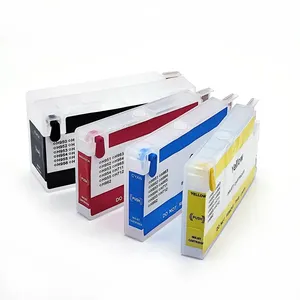 <span class=keywords><strong>Cartouche</strong></span> d'<span class=keywords><strong>encre</strong></span> de recharge HP711 HP711XL avec puce de réinitialisation automatique, pour imprimantes HP DesignJet T120 T125 T130 T520 T525 T530, 4 pièces/ensemble - Product Image 5
