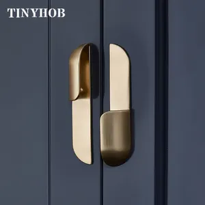 Creative Pull-Out Gold Cabinet Knobs and Handles Zinc Alloy Handles Drawer Knobs Pulls For Bedroom Kitchen Z-3469
