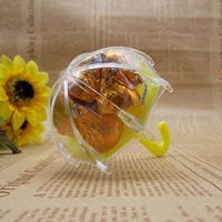 Boîte à bonbons en forme de parapluie, boîte créative pour cadeaux de mariage, emballage pour friandises, boîte pour cadeaux de fête