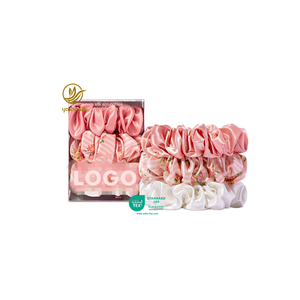 Collection de chouchous en soie de mûrier SILK – Accessoires capillaires de luxe en soie hautement élastiques pour femmes – Lot d'élastiques à <span class=keywords><strong>cheveux</strong></span> pour queue de cheval - Product Image 4