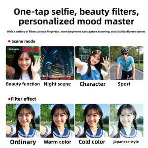 Appareil photo numérique transfrontalier DC218 avec capteur CMOS <span class=keywords><strong>HD</strong></span>, écran de 2 à 3 pouces et batterie au lithium pour selfies et vlogging étudiant - Product Image 4