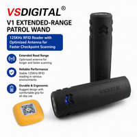 Alat Pemindai RFID 125KHz V1 Extended-Range Guard Patrol Wand dengan Antena yang Dioptimalkan untuk Pemindaian Pos Keamanan yang Lebih Cepat
