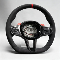 Volant sport en fibre de carbone et faux daim M Sport pour BMW CS Série G F30 G20 G22 G23 G26 G80 G81 G30 G32 G34 G36 M3 M4 M5 - Vente flash