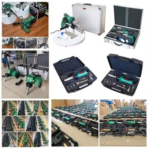 Soldadores de aire caliente de <span class=keywords><strong>tipo</strong></span> dividido de 220V y 1600W, calentadores de soplador industriales, <span class=keywords><strong>pistola</strong></span> de calor de plástico Mini-Eléctrica con pantalla digital de temperatura - Product Image 6