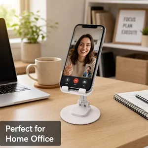 Custom OEM 2026 New Foldable Mobile Support Universal <b>Tablet</b> Mount for Live Streaming Business Wholesale, Adjustable Phone <b>Stand</b> - Product Image 3