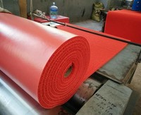 Matériel de tapis de plancher de bobine de PVC de couleur de PVC de 12mm/plastique en petits pains