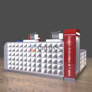 Store Design Pure Cotton Pure Color <strong>Letter</strong> Stand <strong>Price</strong> Garment Kiosk Vest Kiosk OEM - Product Image 1