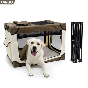 Canbopet ที่ใส่สุนัขแบบด้านข้างสำหรับใช้ในรถกล่องใส่สัตว์เลี้ยงแบบพับได้สำหรับเดินทางกลางแจ้งกลางแจ้ง - Product Image 1