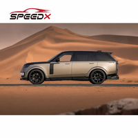 Kit carrosserie en fibre de carbone MSY pour Range Rover : Lame avant, capot, élargisseurs d'ailes et diffuseur en fibre de carbone pour Range Rover