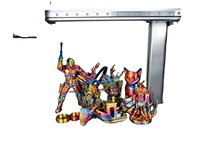 Imprimante 3D A1 Combo originale, haute vitesse, multicolores, AMS, nivellement automatique, fabrication de modèles industriels, imprimante 3D FDM