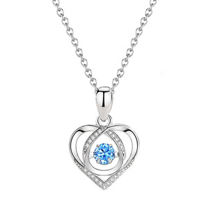 Elegante y Dinámico Collar con Colgante de Corazón Pulsante en Forma de Corazón, Regalo para el Día de San Valentín para Mujer - Product Image 5