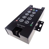 Contrôleur LED RGB sans fil RF 30A à 8 touches, boîtier métallique, contrôleur de gradation à 3 canaux pour bande lumineuse LED DC12-24V 5050 3528