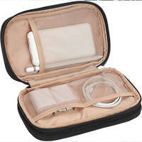 Sac organisateur de câble numérique matelassé accessoires de voyage pochette de rangement chargeur support pour écouteurs Gadget Portable sac de câbles matelassés
