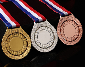 Médailles en métal rotatives personnalisées, médailles sportives or, argent, bronze, médailles de compétition personnalisées avec ruban pour les <span class=keywords><strong>jeux</strong></span> - Product Image 5
