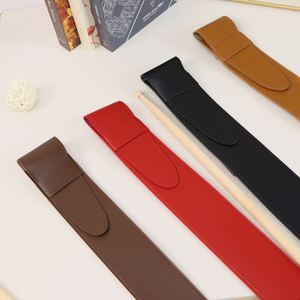 Estuche de Almacenamiento para Baquetas de Cuero PU RTS con Cuerda para Colgar, Bolsa Duradera para Accesorios de Batería, Soporte para Baquetas, Regalo Ideal para Bateristas - Product Image 4
