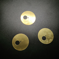 Pièces de montre en métal personnalisables 30*0,2 mm, comprenant des éléments en acier et en laiton avec cadran en nacre pour montres-bracelets