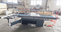 Scie à panneaux CNC de haute précision pour le meublement en contreplaqué, machine de découpe CNC à table coulissante avec commande PLC pour la découpe de panneaux de bois