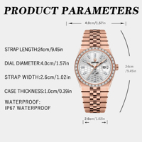 Jam Tangan Pria Binbond B7272 7272 Quartz Movement Stainless Steel Grosir Multi Dial Luminous Kalender Kasual untuk Pria