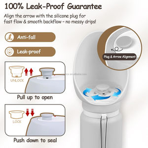 Bouteille d'eau portable en plastique pour animaux de compagnie, durable, pour <span class=keywords><strong>chat</strong></span> et chien, idéale pour les voyages – Vente en gros fabricant - Product Image 6