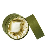 Emballage recyclable personnalisé de cylindre de carton de bijoux pour des boucles d'oreilles bracelet collier bague boîte ronde de bijou boîte ronde de papier