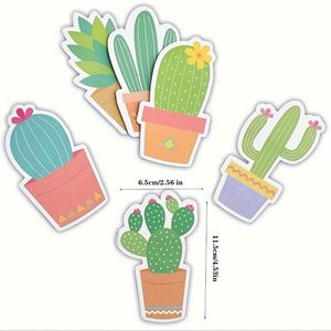 Cactus Succulent Self-Adhesive Sticky Notes Fun Desk Accessories Reminder Pads <strong>Unique</strong> <strong>Gift</strong> <strong>Ideas</strong> for <strong>Teachers</strong> Back School - Product Image 2