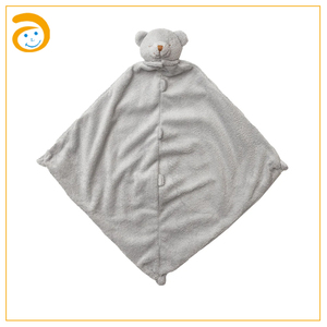 Manta de seguridad para bebé, manta de apego, juguete relajante, manta de abrazo, oso de peluche, zorro de peluche, juguete para bebé, manta con esquinas anudadas - Product Image 2