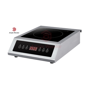 Table de cuisson à induction plate professionnelle en acier inoxydable 3500W à brûleur unique, commande tactile, fabrication ODM/OEM - Product Image 4