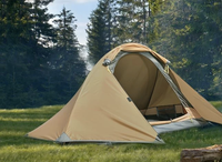 Tente de camping ultralégère, portable, pliable, double couche, quatre saisons, résistante à l'eau, imperméable 3500 mm, écologique, pour l'extérieur